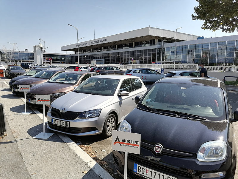 Aerodrom Beograd vozila za rent a car